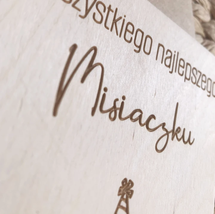 kartka pocztówka C6 Wszystkiego najlepszego Misiaczku