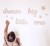 napis drewniany dream big little one cookie