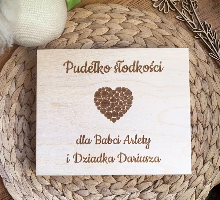 pudełko gotowe merci babcia dziadek