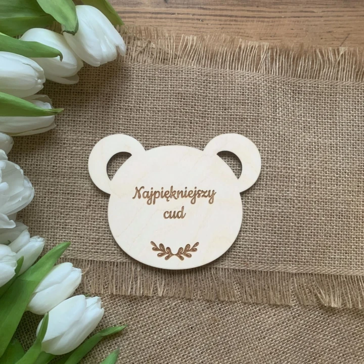 Tabliczka do sesji zdjęciowych Najpiękniejszy cud