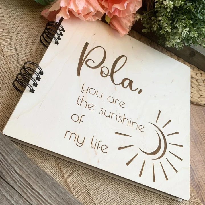 album Hania you are the sunshine of my life,album na zdjęcia wklejane