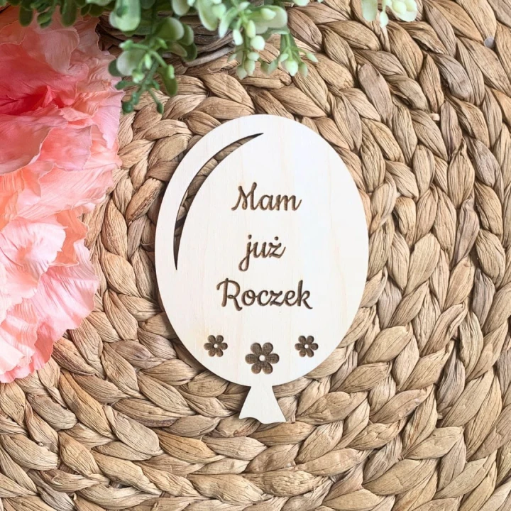 tabliczka balon do sesji zdjęciowych