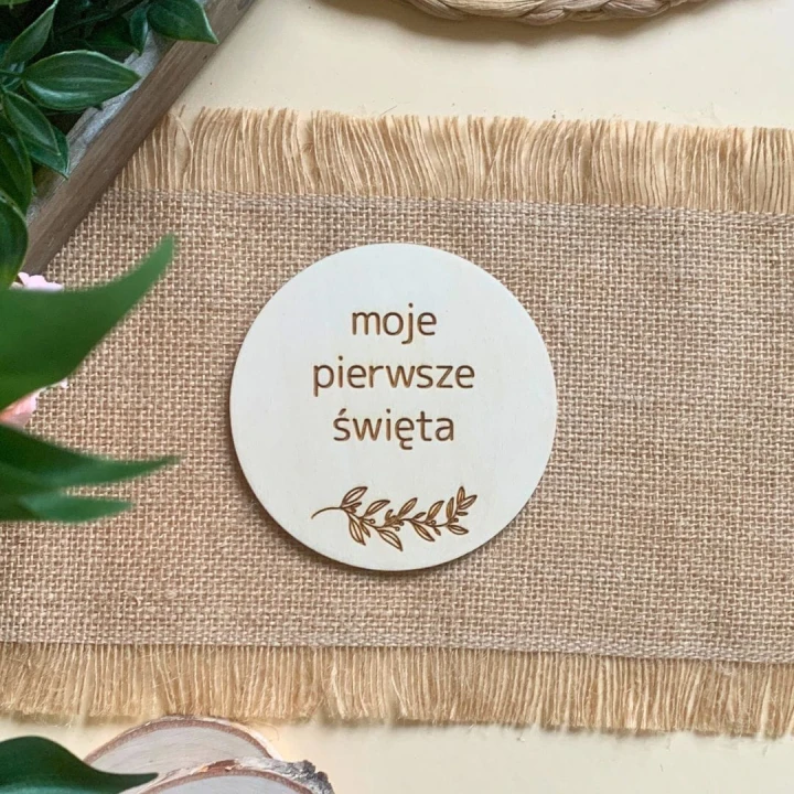 tabliczka do sesji zdjęciowych moje pierwsze święta