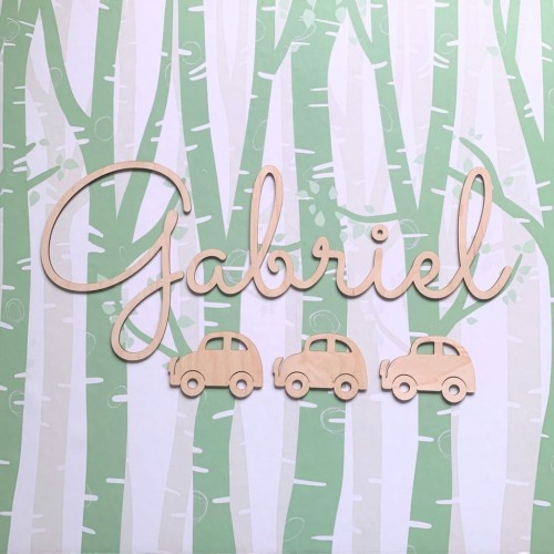 drewniane imię Gabriel